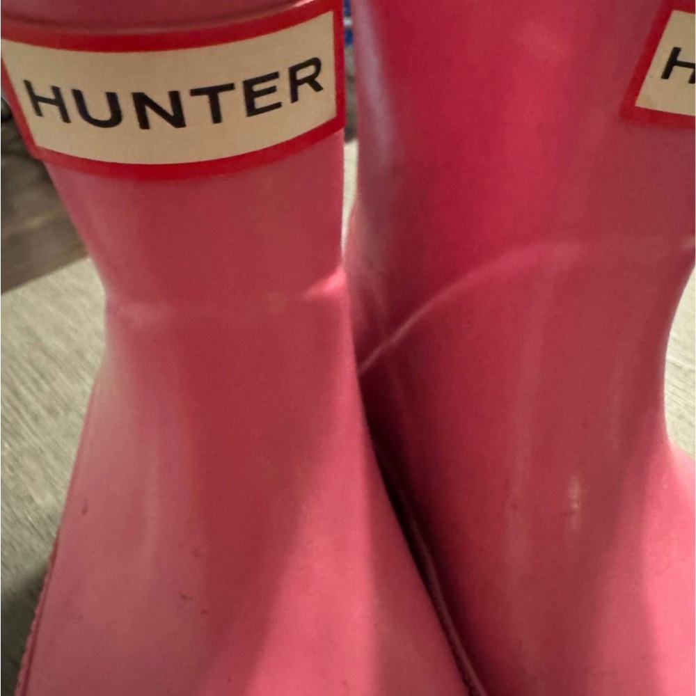 Hunter Pink Rain Boots